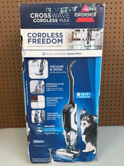 NEW! BISSELL 2554 CrossWave Max Multi-Surface Wet Dry Vacuum