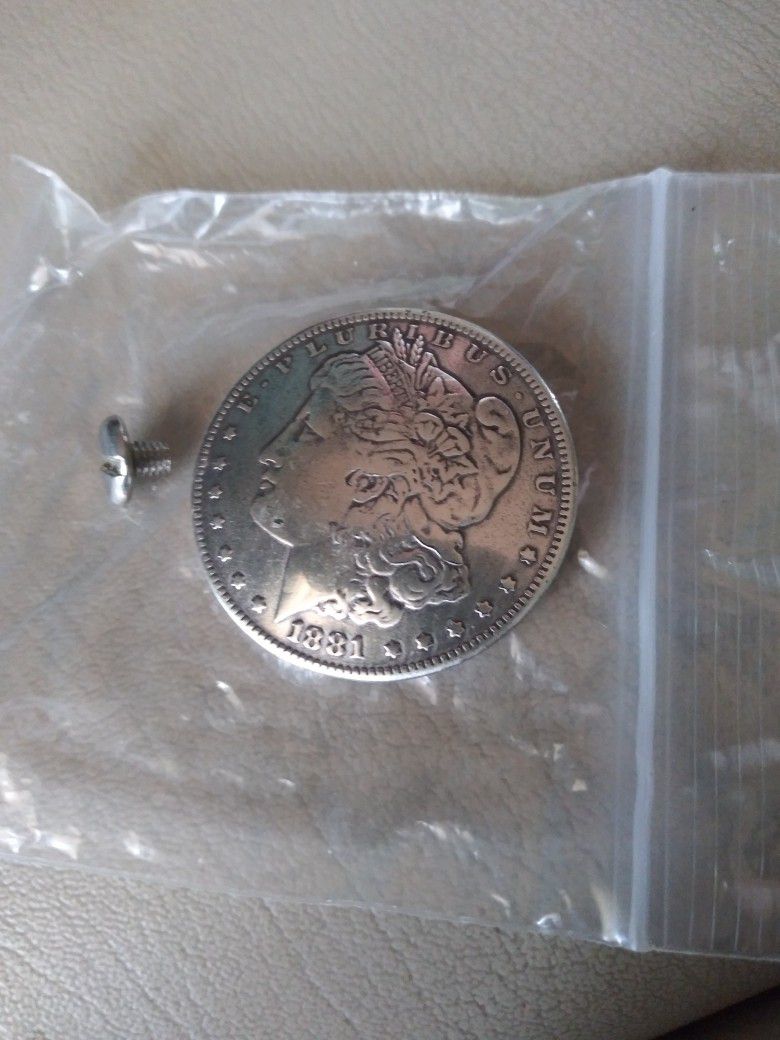 Morgan Silver Dollar Pin