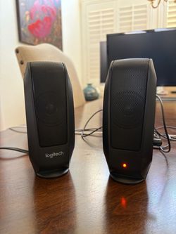 Logitech S120 S-00024 Wired Stereo Computer Speakers 3.5mm Tested