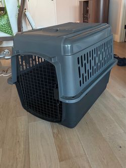 Petmate Vari Dog Kennel, Grey, 32-in, 30-50-lbs