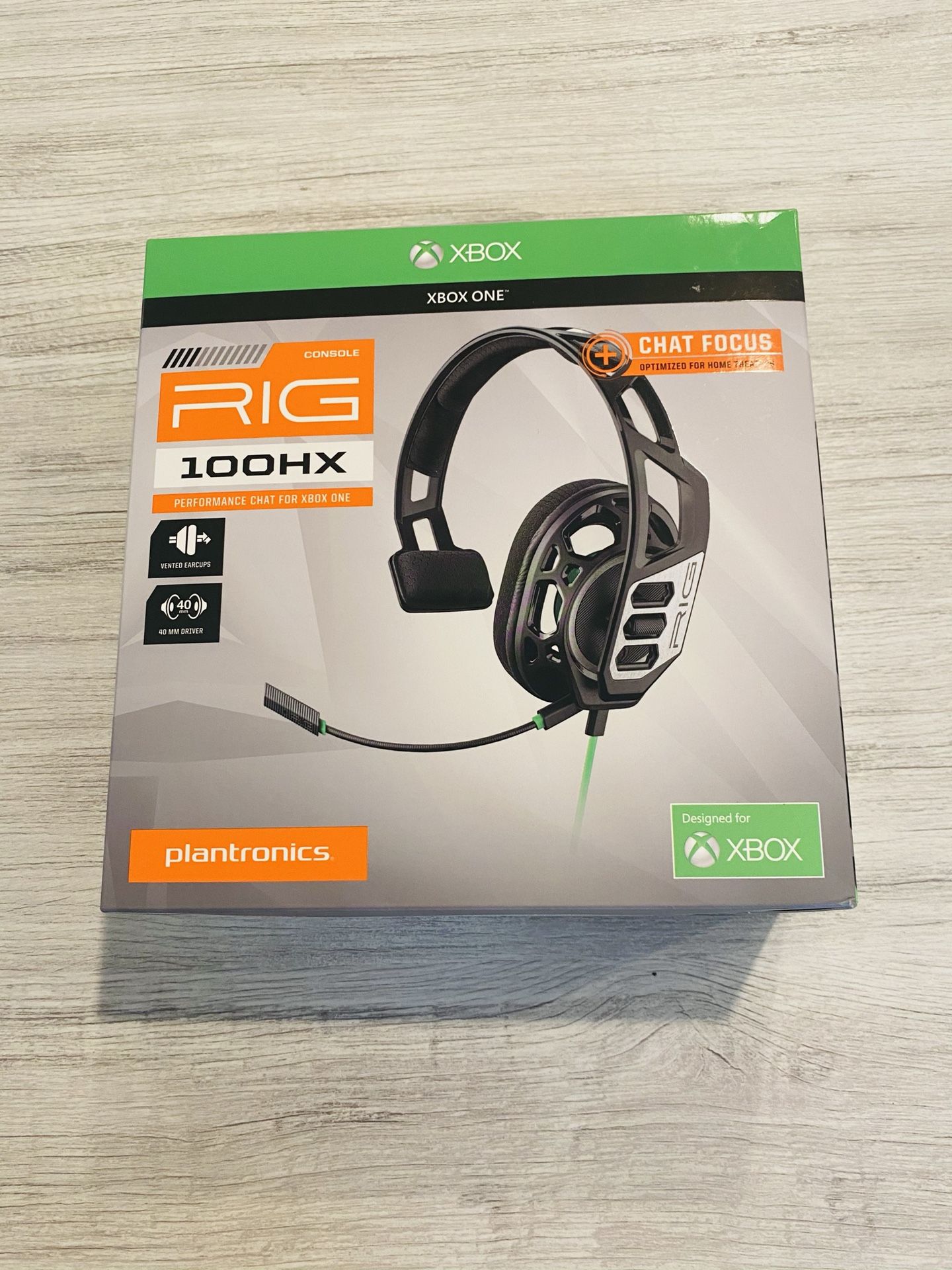 Plantronics RIG 100HX Camo Chat Gaming Headset for Xbox One NEW SEALED