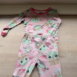 Grogu Girl PJ Set 4T 