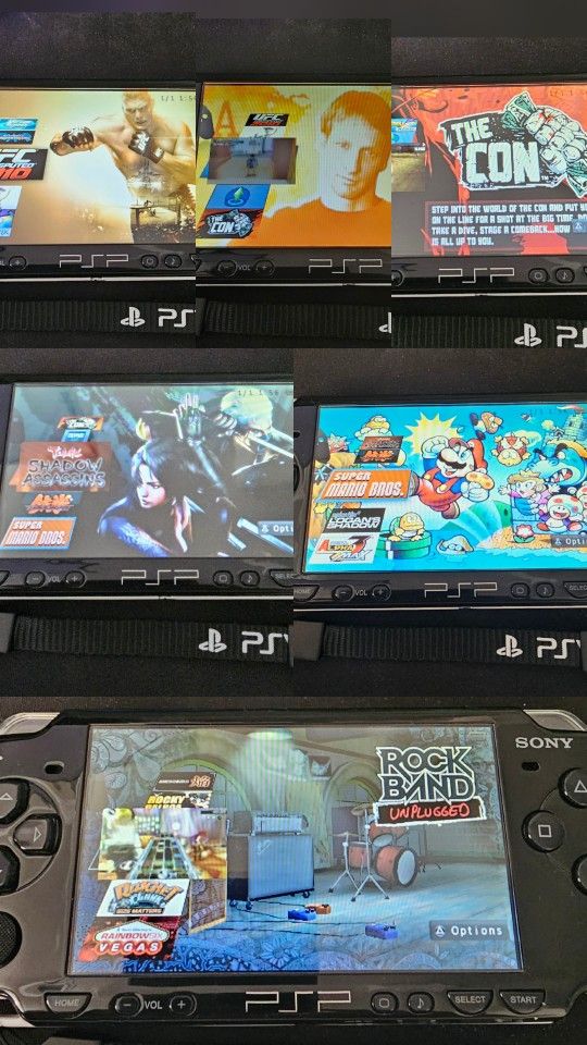 Psp Custom 4000 Games Built In Ps1,Psp,Retro,N64,arcade