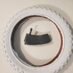 White Bike Tire