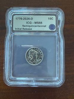1776–2026 D "Emerging Liberty" U.S. Dime