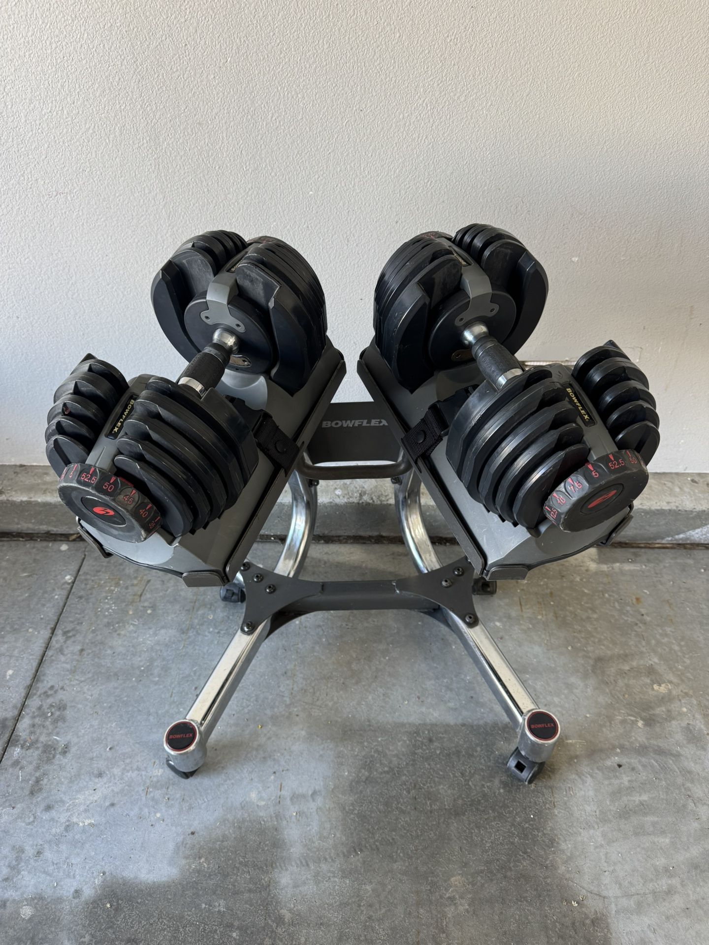 Bowflex Adjustable Dumbbells With Stand
