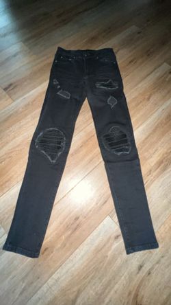 Black Designer Skinny Jeans 
