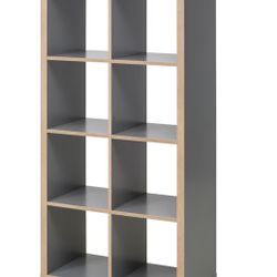 Ikea Kallax Shelf Unit - Gray, wood effect