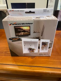NEW - PowerBridge Hidden Cable Outlet Box