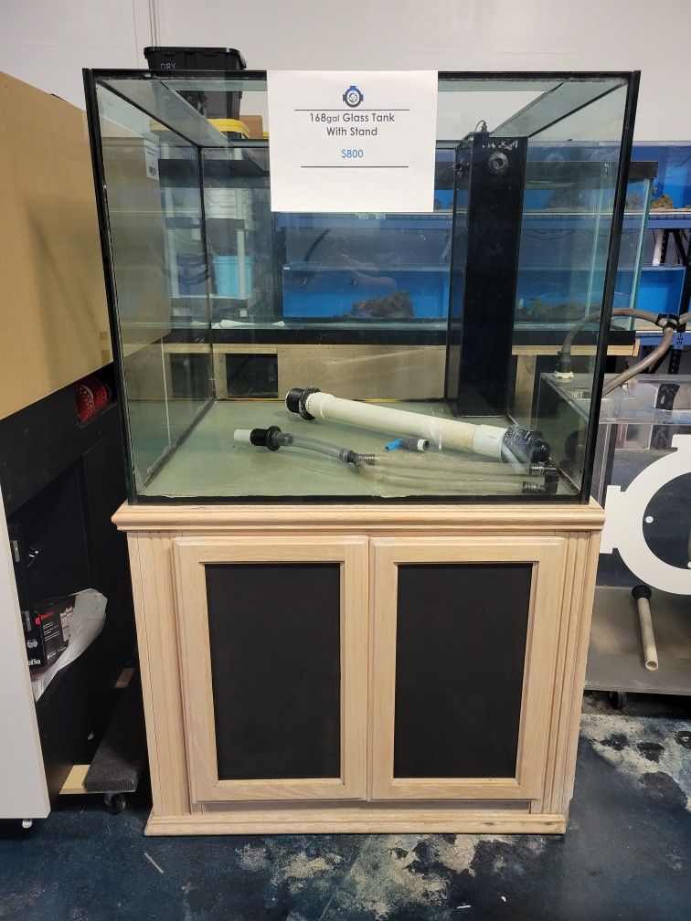 Used Aquarium 168gal Glass Tank