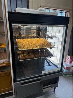 Commercial Bakery Display Case with Shelves