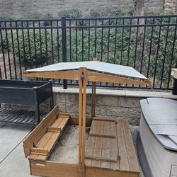 Kids Sandbox With Cover 