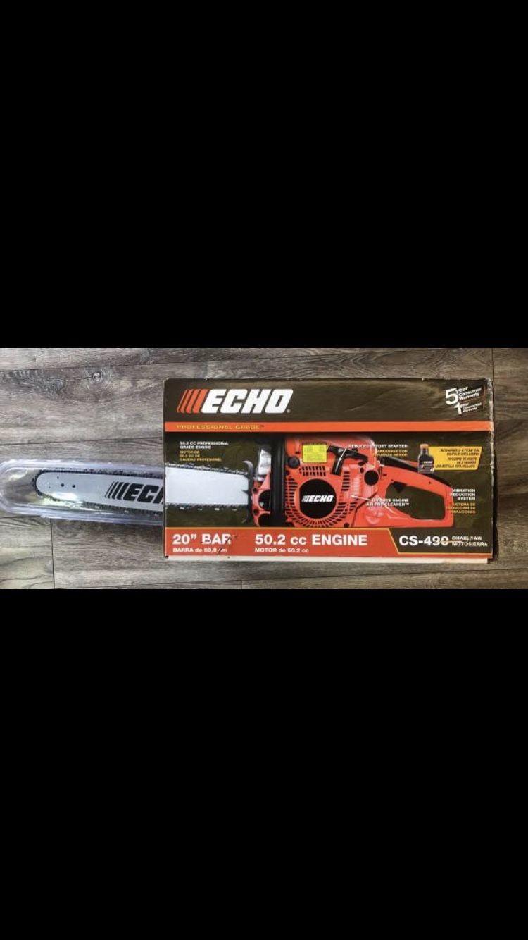 ECHO 18 in. 50.2 cc Gas 2-Stroke Cycle Chainsaw