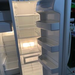 White Whirlpool Refrigerator 