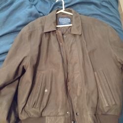 Saville Row Leather Jacket XL