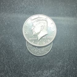 2006 S (Silver) Kennedy Half Dollar Proof - NICE BU Condition