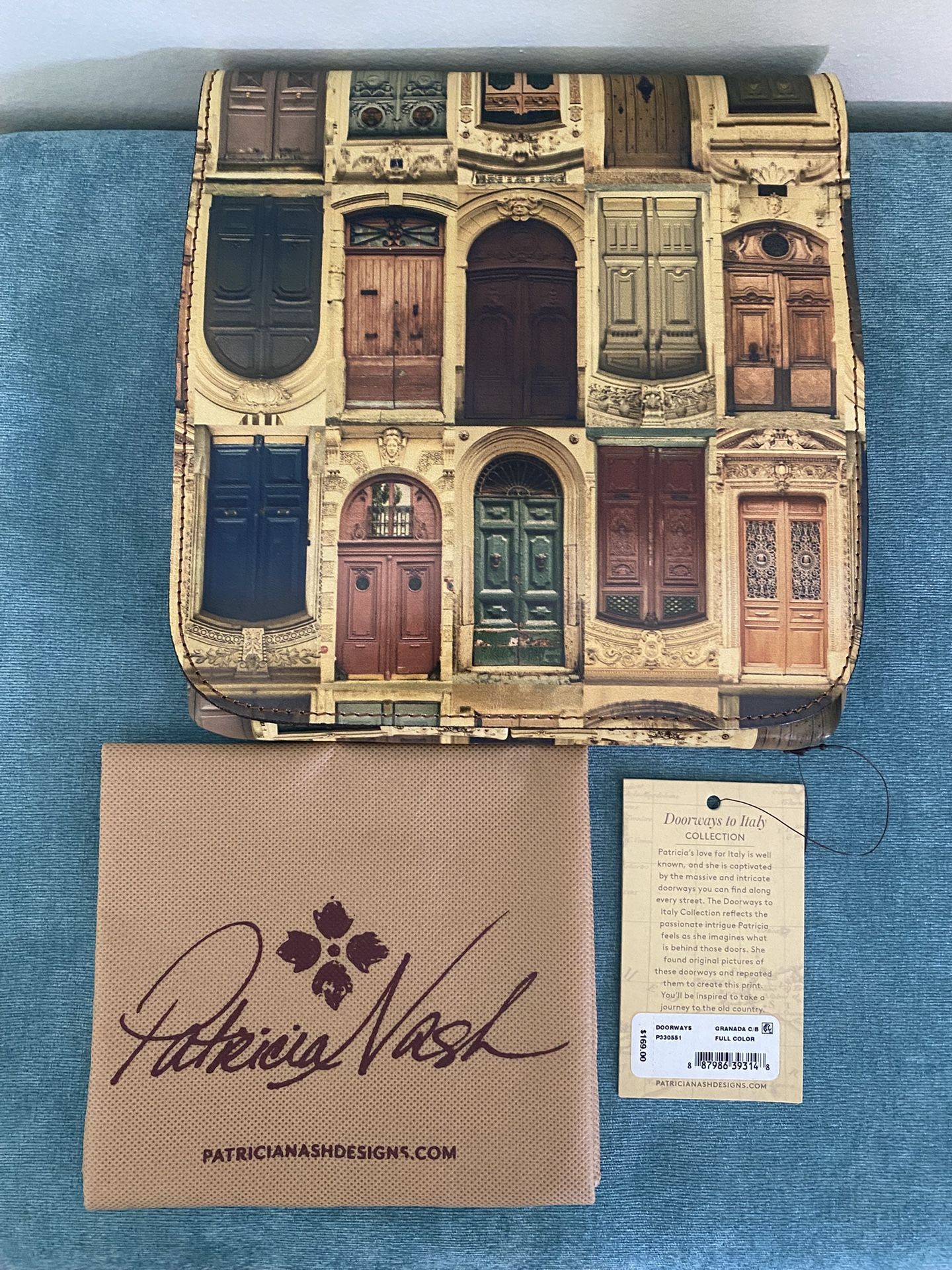 NEW PATRICIA NASH DOORS OF ITALY CROSSBODY