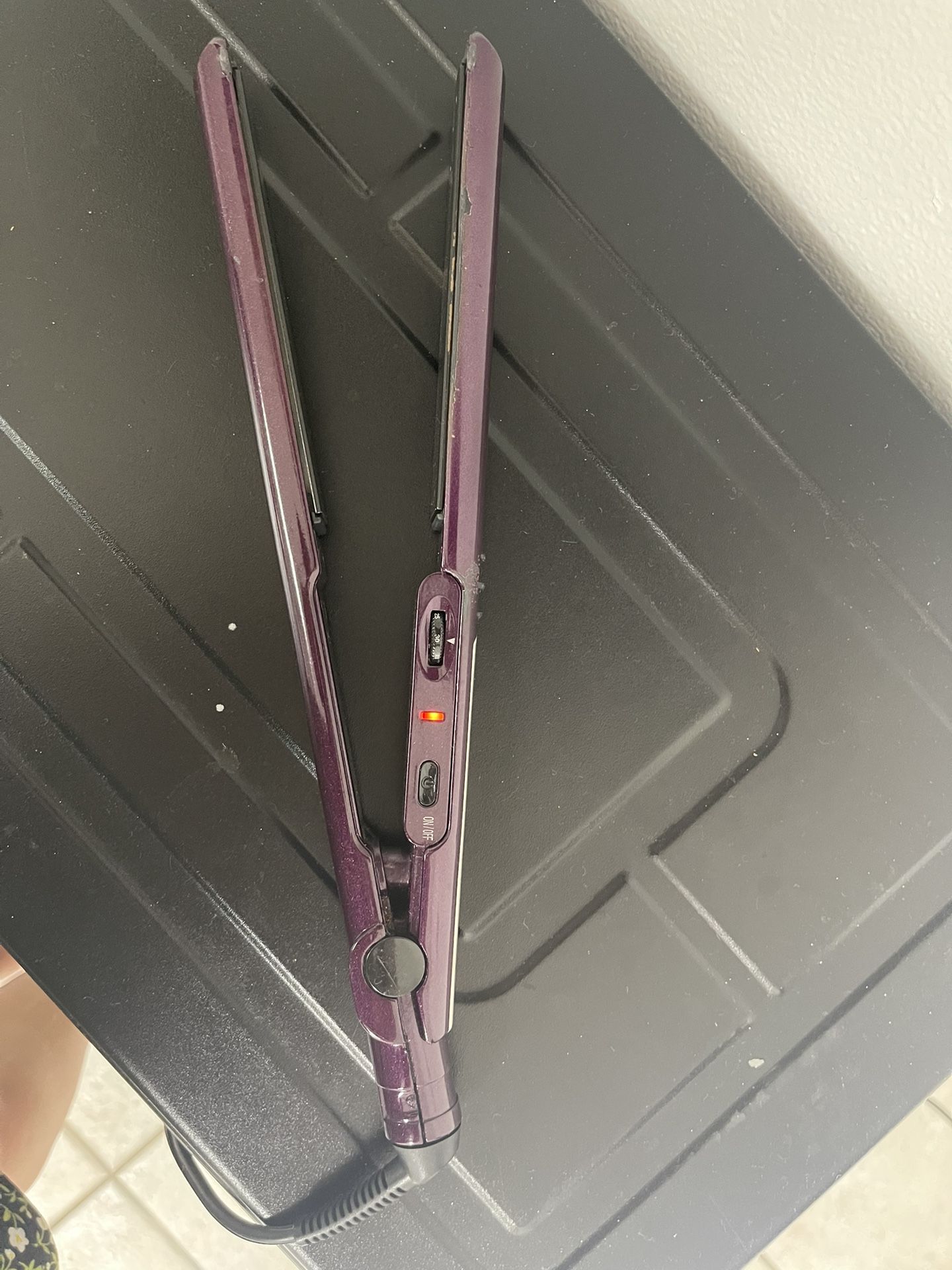 InfinitiPRO by Conair Flat Iron – Purple Ceramic Straightener