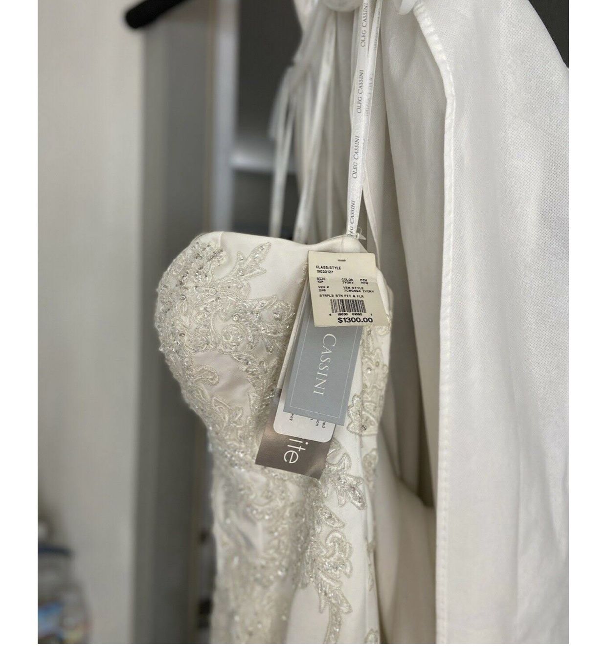 Oleg Cassini Trumpet Wedding Dress