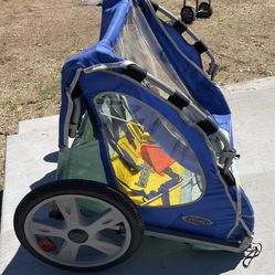 Bicycle pull along trailer