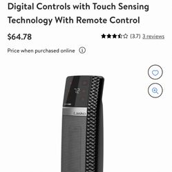 Tower Heater Lasko 3 Speed 90 Grados