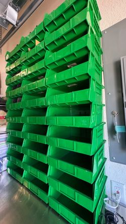 30 Heavy Duty Garage & Auto Shop Storage Bins – Perfect for Parts & Tools