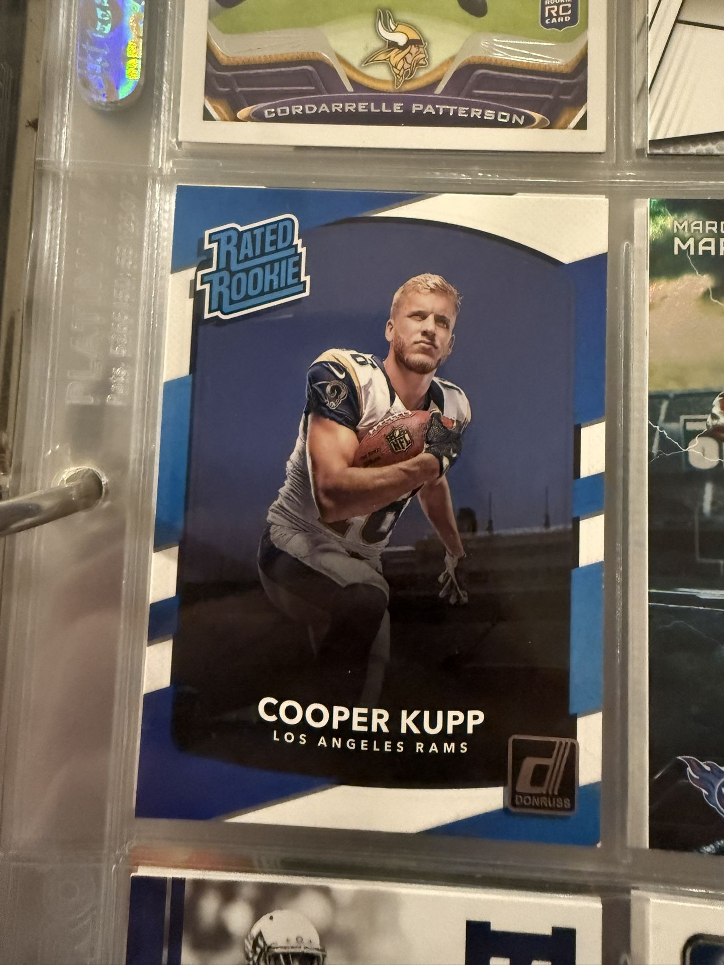 Cooper Kupp Donruss Rated Rookie Card