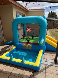 Toy jumping balloon