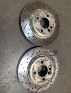 Front And Rear Drilled Rotors For 2000-2004 Mini Cooper