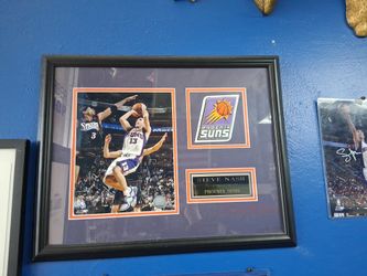 Phoenix Suns NBA Steve Nash Framed Althentic Photo 