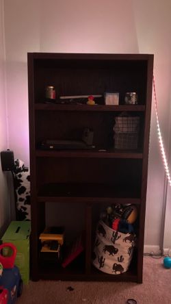 wood bookshelf 6ft