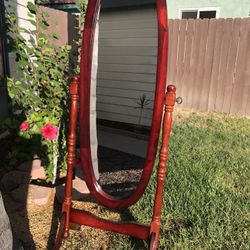 Wood Mirror 