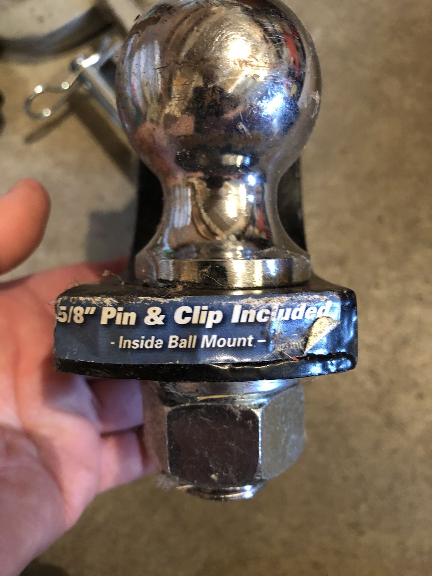 Three Tow Hitch Class II and III ball mounts 1 7/8” and 2”