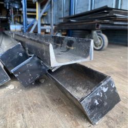 3" Wide Structural Steel U Channel, 20 Feet Long