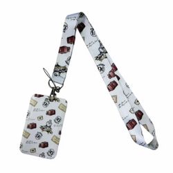 Harry Potter - White - Lanyard Keychain Cardholder USB Holder