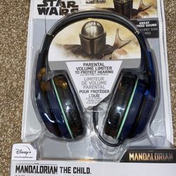 Star Wars Mandalorian The Child Kids Headphones