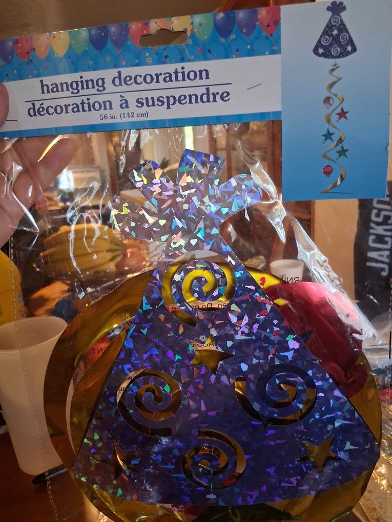 Hanging Party Hat Decoration