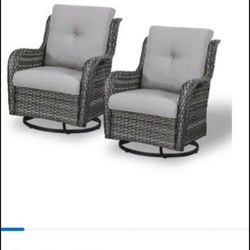 Patio Rocking Chairs Patio Swivel Chairs Outdoor Swivel Rocking Chairs Brand  Frame Available In Light Gray Cushions Beige Or Brown Cushions  New 