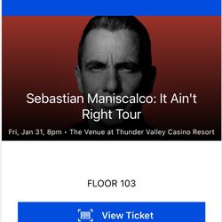 Sebastian Maniscalco @ Thunder Valley 
