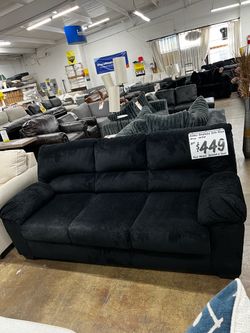 NEW Ashley Black Sofa (Reg. $650)
