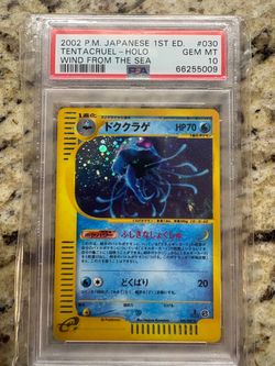 PSA 10 Tentacruel 1st Ed.