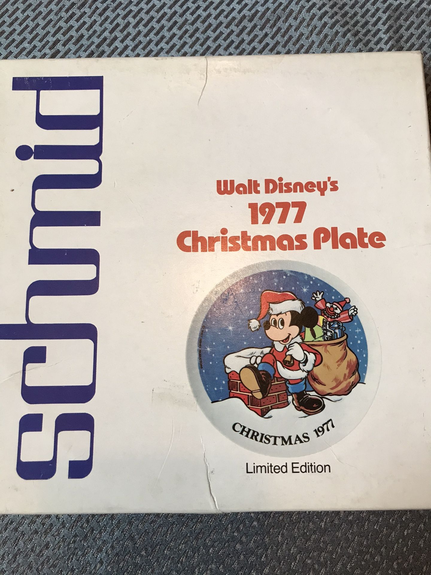 Vintage Disney plate.