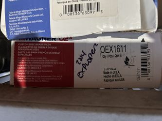 2014 Explorer Brake Pads