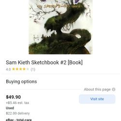 Sam Kieth sketch Books