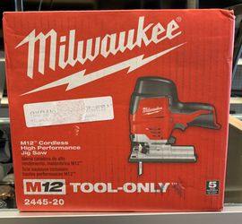 Milwaukee M12 12-Volt Lithium-Ion Cordless Jig Saw (Tool-Only)
