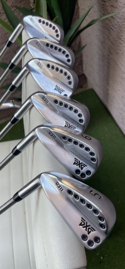 PXG 0311 Iron Set 5-PW w/SteelFiber Composite i110 cw Graphite Aerotech Shafts includes GW-SW-LW w/N.S. Pro Modus3 Tour120 Flex-X NIPPON Shafts