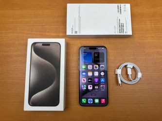 📱 iPhone 15 Pro Max 256GB – Factory Unlocked – Like New – Under Warranty / FlexEmarket Promotional price - For Limited time