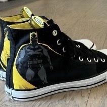 DC Batman 75th Anniversary Converse All-Star Chuck Taylor Shoes Size 8 Rare!!