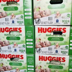 Huggies Sensitive 1024 Wipes 