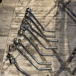 Vintage Motorcycle Kick Starter and Kick Stand